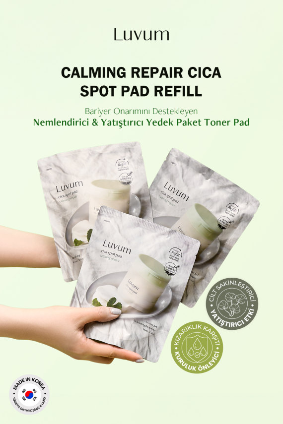 Yatıştırıcı ve Sakinleştirici Tonikli Ped Luvum Cica Spot Pad Calming Repair Refill ( yedek paket ) - 3