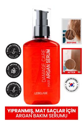 Yıpranmış Saçlar İçin Onarıcı; Besleyici Argan Bakım Serumu Lebelage Damage Care Hair Argan Serum - 3