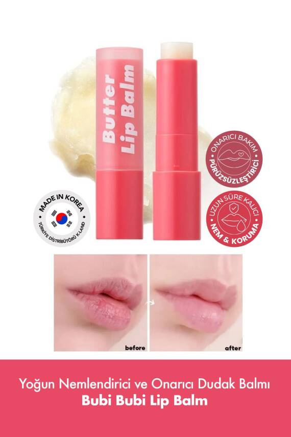 Yoğun Nemlendirici ve Onarıcı Dudak Nemlendirici UNPA Bubi Bubi Butter Lip Balm - 2