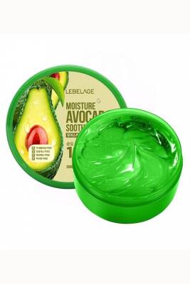 Yüz Ve Vücut Için Besleyici;nemlendirici;yatıştırıcı %100 Doğal Avocado Özü Soothing Gel Krem 300ml - 1